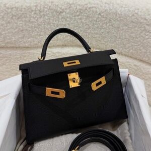 Hermes Kelly 20 Epsom Noir